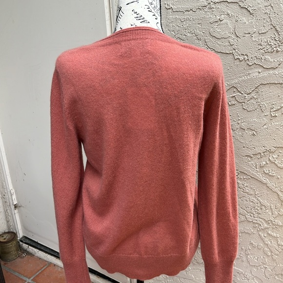 100% cashmere v neck sweater Magaschoni - Picture 2 of 5